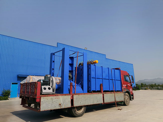 用于新材料行業(yè)的脈沖式布袋除塵器發(fā)貨啦！