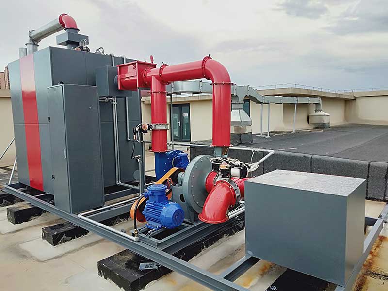 喜訊！我公司又一催化燃燒工藝工程安裝完成