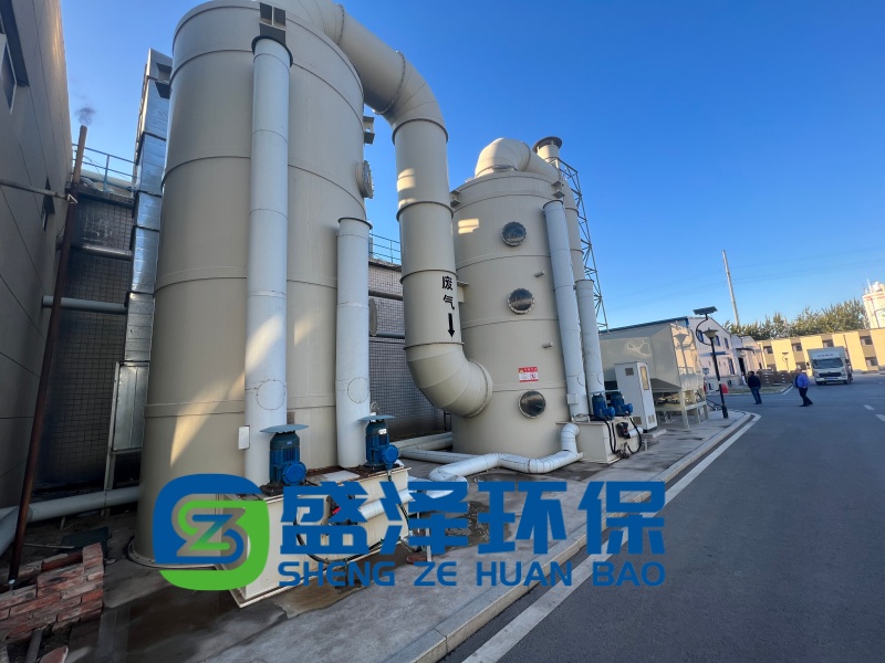 高效凈化，兩級噴淋工藝助力污水站除臭
