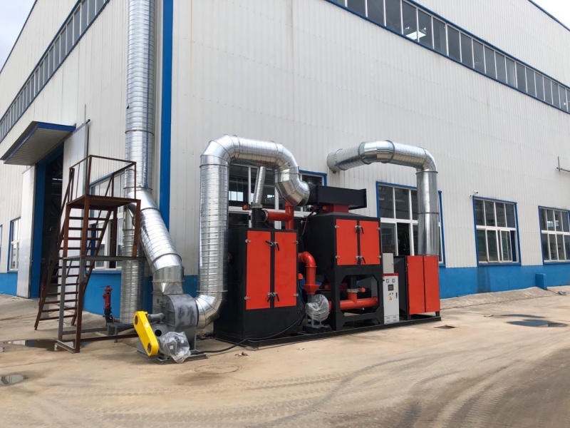 橡膠行業(yè)催化燃燒凈化工程